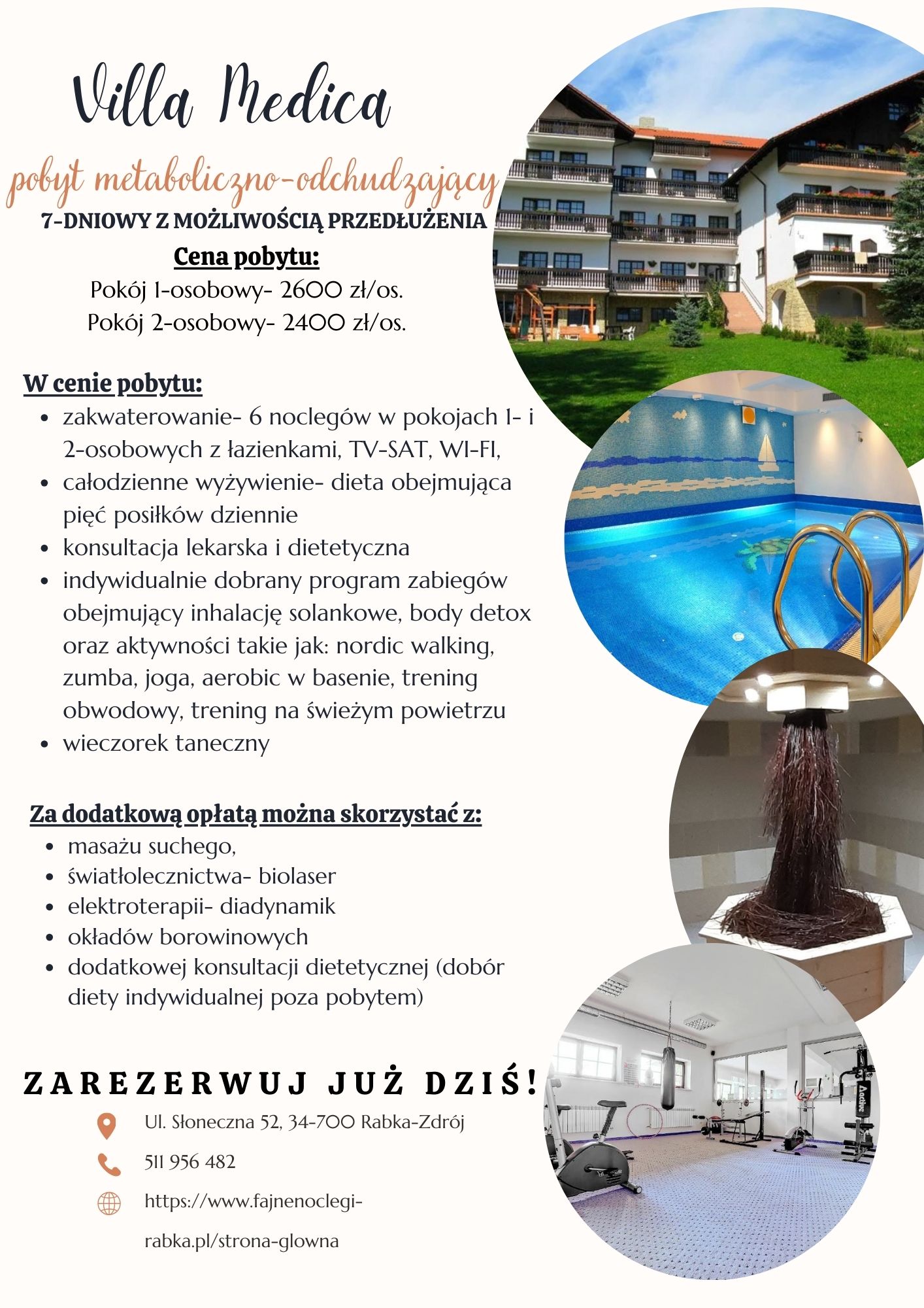 Turnusy odchudzające w Villa Medica